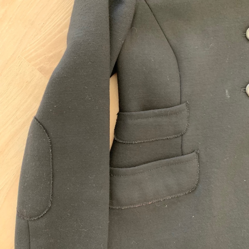 Super Chic Miu Miu Shrunken Schoolboy Blazer - image 3